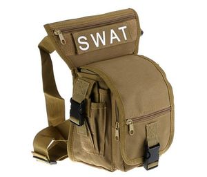 Borsa da gamba multifunzionale Swat Saist Pack Tactical Outdoor Sports Ride Caccia militare impermeabile 2019