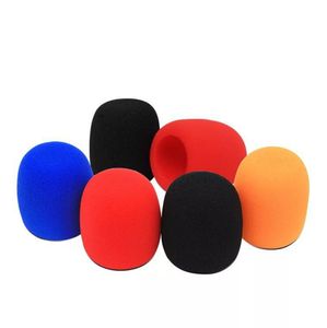 Microphone Foam Ball-Type Microphone Cover for Karaoke Mic Microphone Cap Windscreen Protective Grill Shield