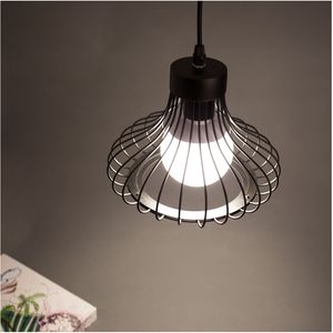 Freeshipping Neue Edison-Eisen-Weinlese-alte hängende Decken-Lampen-Birnen-Licht-Befestigungs-Schutz-Draht-Käfig-Café-Lampenschirm-Lampen-Abdeckung 200x230mm