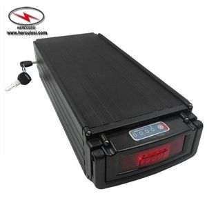 13S8P 48V 24Ah 18650 30B Lithium Battery Pack 48V 1000W Electric Bike Battery with Rear Rack