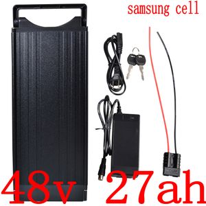 celular samsung pacote 48V 1000W 2000W lítio bateria elétrica de bicicleta uso 12AH 15AH 18AH 21AH 24AH 27AH eBike li-ion