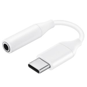 محولات Usb-C 3.1 من النوع إلى كابل محول مقبس الصوت 3.5 مللي متر لهاتف Samsung Galaxy note 10 20 S20 Usb C ذكر Aux أنثى