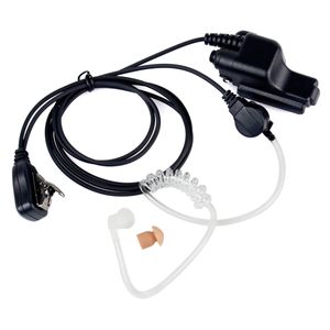 Covert Acoustic Tube Earpiece MIC PPT Headset für Motorola Radios HT1000