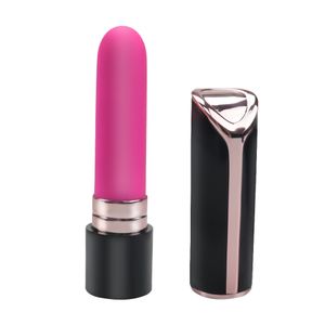 10 Speed Dildo Vibrator Mini Lipstick Vibrators Portable Bullet G-spot Clitoris Stimulator Sex Toys for Women JJD0047