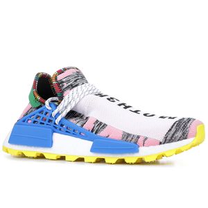 PW Hu Holi Trail X Human Race Pharrell Williams Mens Running Shoes Youth Peace Creme Nerd BBC Solar Pack Womens Trainers Sport Sneakers