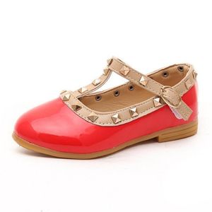 2020 Frühling Sommer Prinzessin Schuhe Flache Sandalen Kinder Leder Schuhe Kinder Nieten Freizeit Turnschuhe Heiße Mädchen Mode Mädchen Tanz Schuhe