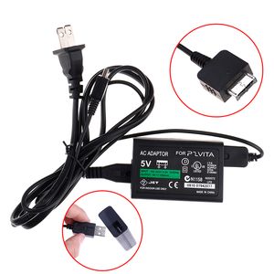 UE US Plug Home ładowarka do sony PS vita 1000 PSV AC Adapter zasilacz + USB kabel danych Wysoka jakość szybki statek