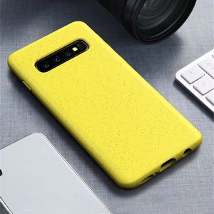 Eco-Friendly Degradable Wheat Straw Phone Cases For Samsung Galaxy S9 S10 Note 9 10