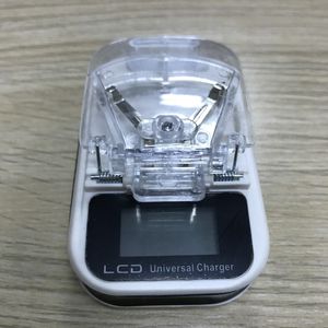 Universelles LCD-Ladegerät für Handy-Akkus, einzelnes USB-Ladegerät, US-Stecker, 1 A, Reiseladegerät mit Einzelhandelsverpackung, 100 Stück pro Stück