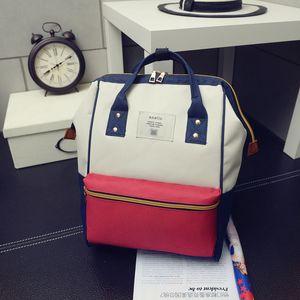 مصمم - حقائب مدرسية اليابان للفتيات المراهقات حقيبة مدرسية لطيفة للمدرسة كيس كلية للنساء Anello Ring Backpack