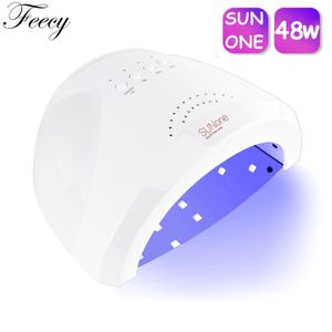 Lampa för nageltorkare 48W Sunone UV LED Nail Lampa för manikyr Torktorkning Gel Polsk Lampe UV Feecy