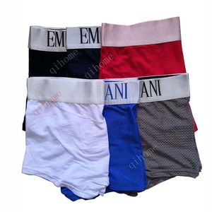 5 pcs lot Mesh Breathable Boxers Underpants Shorts For Man Sexy Underwear Casual Short Modal Male Gay Underwears boxerShorts