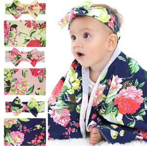 Europe Baby Florals Wickeldecke, Wickeldecke, Decken, Kinderzimmer-Bettwäsche, Frottee-Baby-Säuglingstuch mit Stirnband 14707