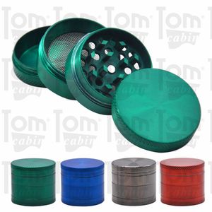 Factory Price Metal Tobacco Herb Grinder With Pollen Catcher Tray 40MM 4 Piece Razor-Sharp Teeth Smoking Grind Smoke Hand Pipes Accessories