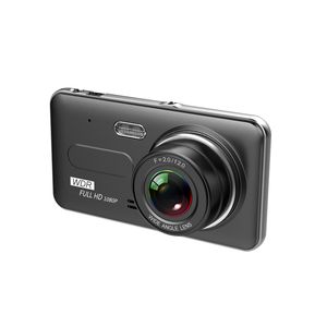 4" unique car DVR 2Ch car dashcam dual lens driving recorder front 170° rear 120° full HD 1080P night vision G-sensor motion detection