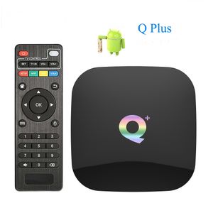 Android 9.0 Akıllı TV Kutusu Q Plus 2GB 16GB Allwinner H6 1080P 4K Medya Oyuncu 2.4G WiFi Set Üst Kutusu