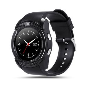 V8 GPS Smart Watch Bluetooth Smart Ekran dotykowy Zegarek z aparatem SIM Slot Wodoodporna inteligentna bransoletka do oglądania IOS Android iPhone