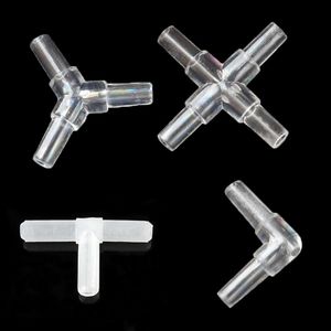 10pcs lot Air Pumps & Accessories 4mm T Shaped Connector 2 3 4 ways Aquarium Fish Tank Pump Control Valve Air Pipe Tube