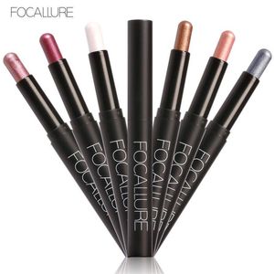 FOCALLURE 12 Colors Eyeshadow Sticker Cosmetics Eye Shadow Pencil Highlighter Shimmer Eyes Makeup Eye Shadow Eye Liner 120 PCS/LOT DHL