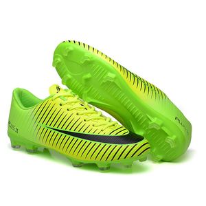 2020 couro melhor qualidade Low Soccer Shoes meninos ao ar livre botas de futebol chuteiras altos tornozelo crianças tala sneakers treinamento