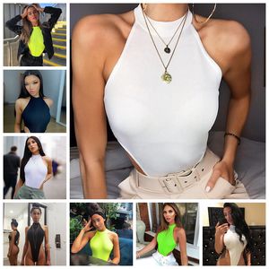 Jumpsuits Spot 2021 European spring and summer fashion casual sexy tube top pullover sleeveless Slim onesies support mixed batch