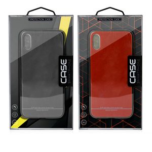 Universal Retail Package Box för iPhone Pro XS Max XR X S Plus Cell Phone Case Papper Kort Box Förpackning för Samsung S9 S10 Plus