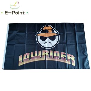 Lowrider Car Flag 3 * 5ft (90cm * 150cm) Bandiere in poliestere Banner decorazione casa volante giardino Regali festivi