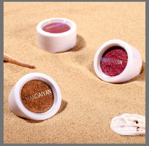 Dropshipping I più nuovi cosmetici Handaiyan Single Mashed Eyeshadow Powder durevoli impermeabili ad alta perlescente 12 colori in stock