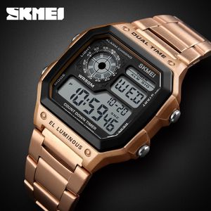 Chronograph Countdown Digital Watch For Men Fashion Outdoor Sport Wristwatch Men's Watch Alarm Clock Waterproof Brand SKMEI
