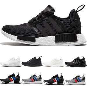 Gratis frakt Löpskor Sneaker Triple Black White Solar Red Oreo Men Kvinnor Designer Trainer Sport Sneaker Storlek 5-11