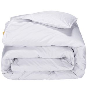 Опт HM Life зима лето белый гусиный пух пододеяльник одеяло белое хлопковое покрывало одеяло King кровать линия для кровати эдредон PD-16040