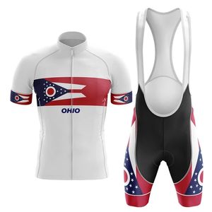 2024 Ohio Cycling Jersey Set Summer Mountain Bike Clothing Pro Bicycle Cycling Jersey Sportswear Suit Maillot Ropa Ciclismo