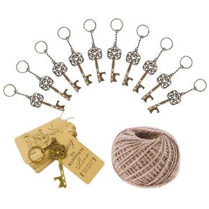 Schlüssel-Flaschenöffner, Gästegeschenk, Partyzubehör, Wed-Souvenir mit Schlüsselanhänger, Neuheitsanhänger mit Kette, Vintage-Werbeartikel
