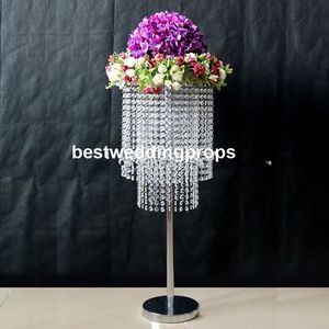 For event decor wholesale display clear solid custom colored acrylic wedding table stand best01019