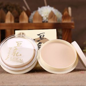 Продолжительный Face Powder Foundation Водонепроницаемый Отбеливание Корректор контроль масла увлажняющий Отделка кожей Прозрачная прессованная пудра для макияжа