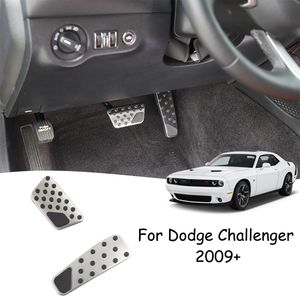 Gaspedal- und Bremspedalabdeckung aus Aluminiumlegierung für Dodge Challenger Charger 2009 UP Innenzubehör