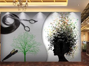 personalizado papéis de parede papel de parede moderno para pequena árvore verde da parede de fundo sala de estar