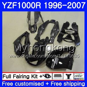 YAMAHA Thunderace YZF1000R 96 97 98 99 00 01 238HM.1 Gövde Siyah YZF-1000R YZF 1000R 1996 1997 1998 1999 2000 2001 Fairings kit