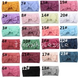 Moda Baby Turban Nylon Headband Super Soft Ball Bohemia Akcesoria do włosów Dzieci Kids Opaski