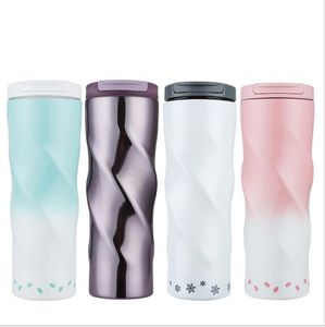1 Set of 4 Stainless Steel Cover Mug Camping Cup Mug Drinking Coffee With CaseWH
