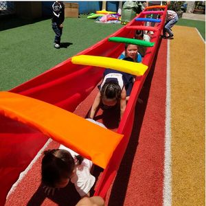 Rainbow Bridge Kids Kinderen Spel Zintuiglijke Training Buiten Speelgoed Kleuterschool Team Building Outdoor Activiteit 6M/8M/10M