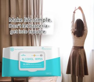 50pcs alcohol disinfection wipes 75 alcohol swabs wet wipes antiseptic skin cleanser cleaning care sterilization pads