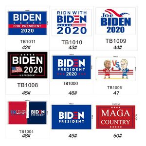 Trump bandeira Flags 90 * 150cm Flags Donald Trump Eleitorais Keep America Great Again Banners 14 * 21 centímetros Biden Handheld Bandeira Bandeira CCA12227