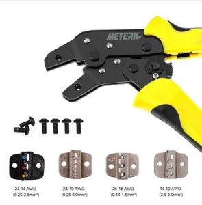 4 W 1 Multitool Wire Crimper Clasher Narzędzia Inżynieria Ratchet Terminal Narzędzie do zaciskania Ferramentas Wire Stripper S2 śrubokątny