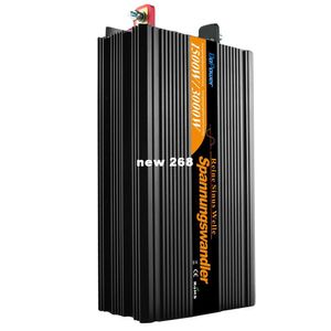 Freeshipping 순수 사인파 전원 인버터 12v 220v 230v 1500w (3000w 피크) 가정용 전원 공급 장치 인버터