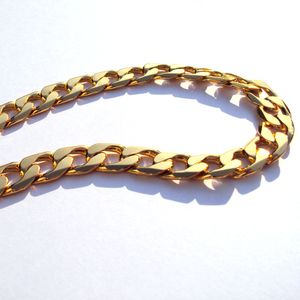 ختم الذهب الخالص المملوء بالأصالة 10 ملم 24 قلادة كوبية مصنوعة بأفضل شكل