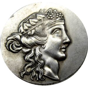 G19 grecka srebrna moneta THRACE THASOS Craft AR Tetradrachm Silver Splated Copy Mones