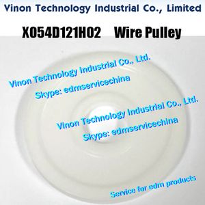 X054D121H02 Polia de arame. Rolo De Plástico X188D885H01. Polia De Fio X264D651H01. Polia do tensor X188C208H02 DH54600 DH546A para o edm de Mitsubishi