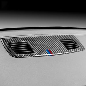 Interni auto Cruscotto in fibra di carbonio Decorazione pannello altoparlante Decorazione adesivi styling auto per accessori BMW E90 serie 3328c