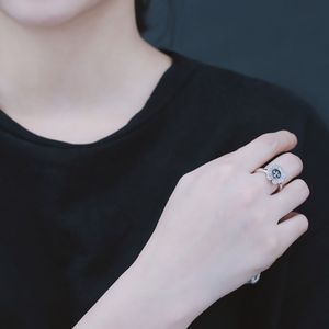 Moda-925 anelli rotondi in argento sterling gioielli di personalità di tendenza stile punk uomini e donne amanti regalo hip hop stile croce designer di lusso